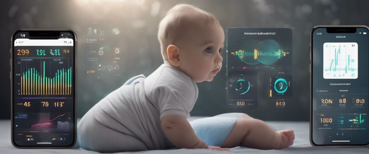 Digital health trackers for babies